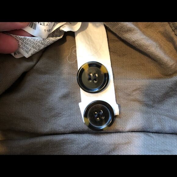 ZARA Jacket Women’s Small Army Green Utility Lightweight Boho Parachute Cargo - Picture 5 of 7